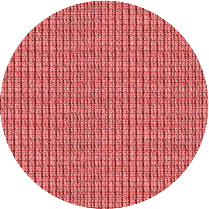 Square Patterned Red Rug, pat2340rd