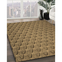 Patterned Red Brown Rug, pat2341brn