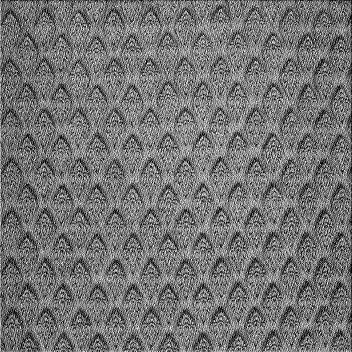 Round Patterned Gunmetal Gray Rug, pat2341gry