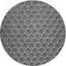 Square Patterned Gunmetal Gray Rug, pat2341gry