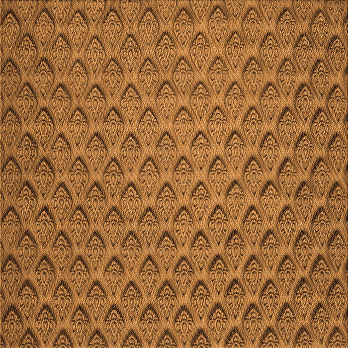 Round Machine Washable Transitional Mahogany Brown Rug, wshpat2341org