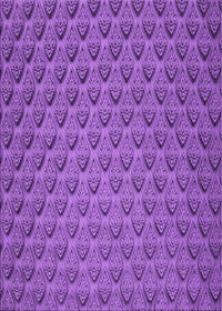 Machine Washable Transitional Purple Rug, wshpat2341pur