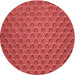 Square Machine Washable Transitional Red Rug in a Living Room, wshpat2341rd