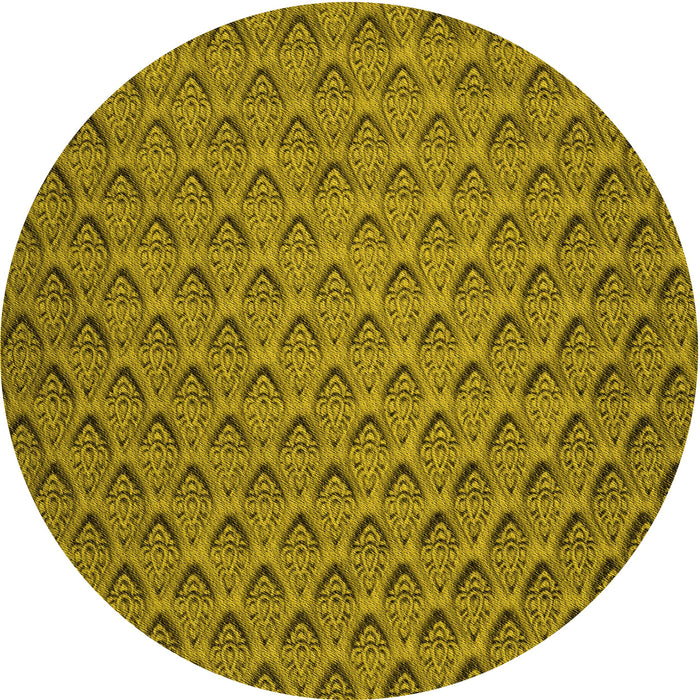 Square Patterned Dark Bronze Brown Rug, pat2341yw