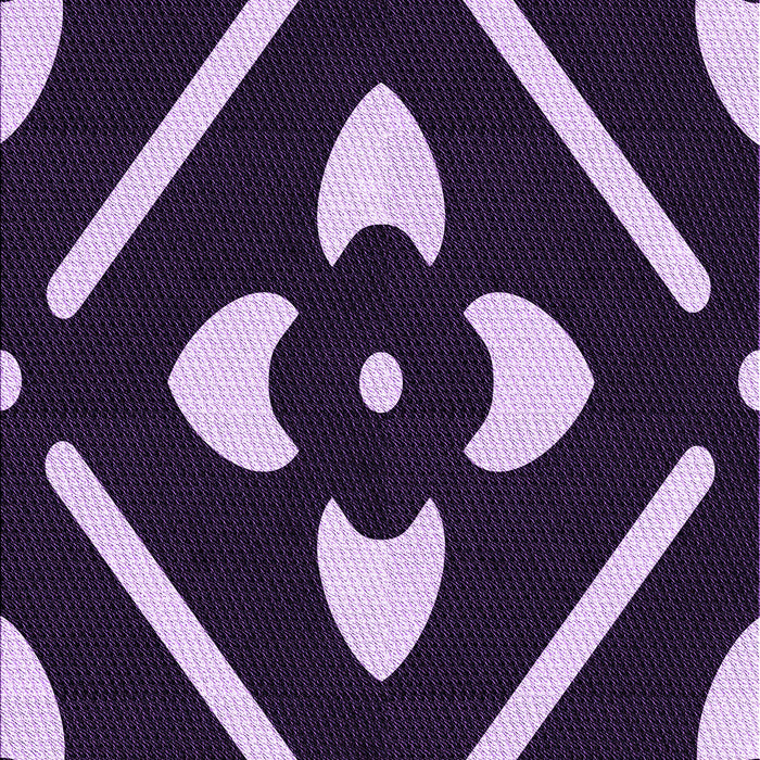 Patterned Lilac Purple Rug, pat2342pur