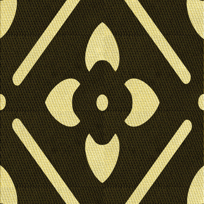 Machine Washable Transitional Caramel Brown Rug, wshpat2342yw