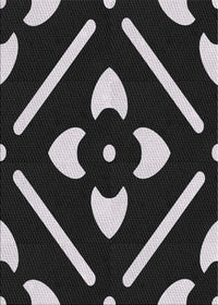 Machine Washable Transitional Black Rug, wshpat2342