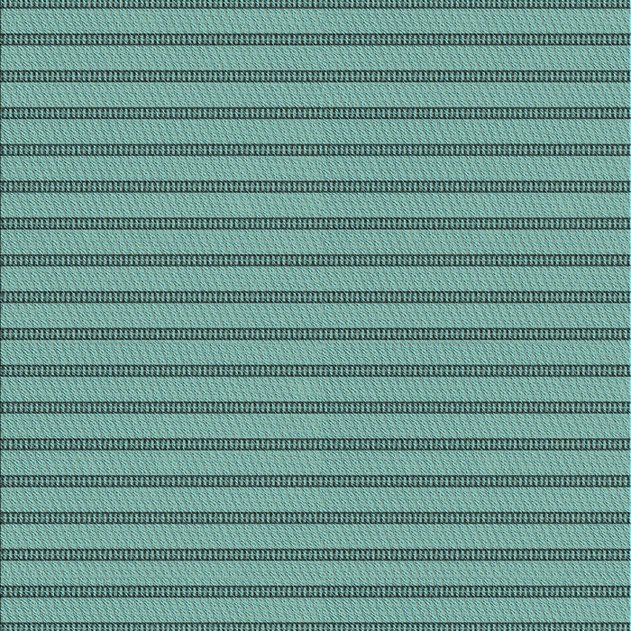 Patterned Medium Turquoise Green Rug, pat2343lblu