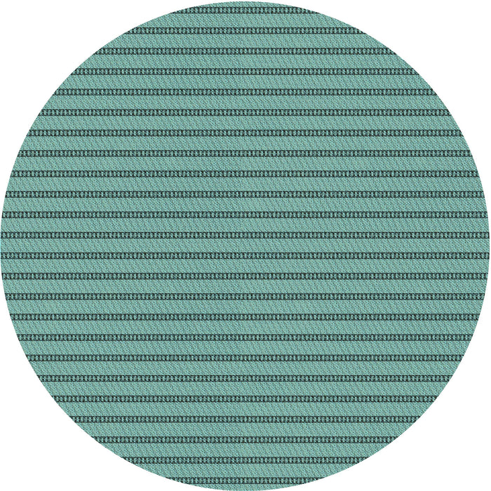 Square Patterned Medium Turquoise Green Rug, pat2343lblu