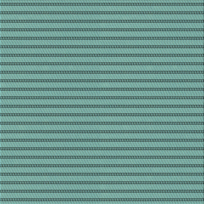 Round Patterned Medium Turquoise Green Rug, pat2343lblu