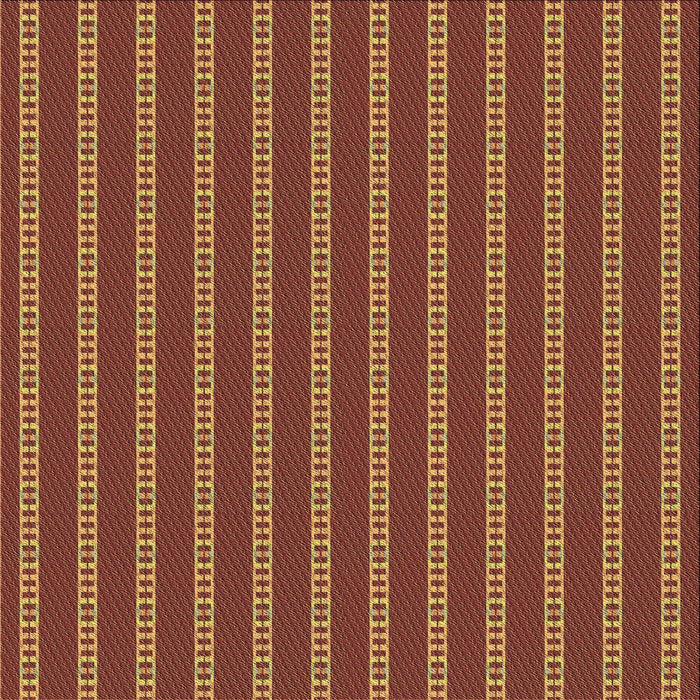 Round Patterned Orange Rug, pat2344brn
