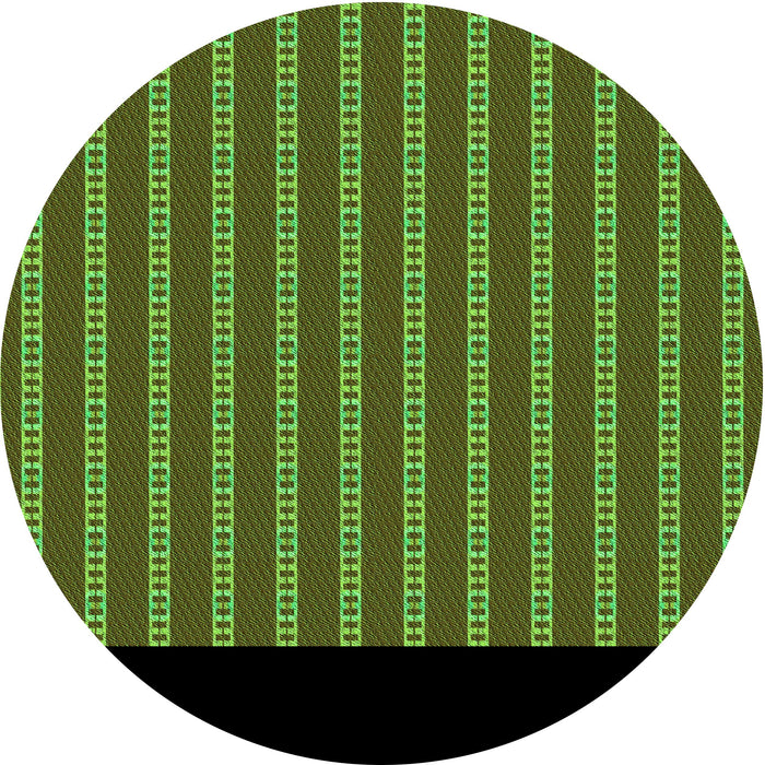 Square Machine Washable Transitional Chocolate Brown Rug in a Living Room, wshpat2344grn