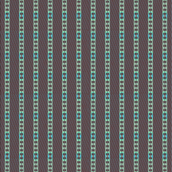 Patterned Dark Brown Rug, pat2344lblu