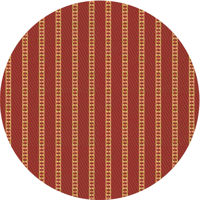 Square Machine Washable Transitional Neon Orange Rug in a Living Room, wshpat2344org