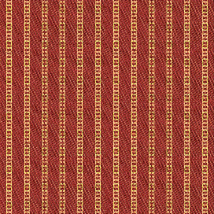 Round Patterned Neon Orange Rug, pat2344org