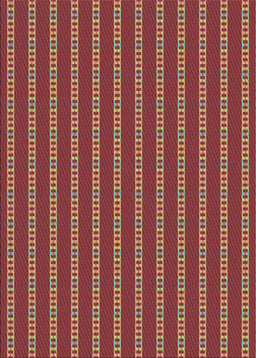 Patterned Sunrise Orange Novelty Rug, pat2344