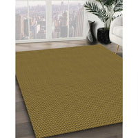 Patterned Dark Bronze Brown Rug, pat2345brn