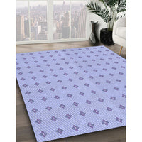 Patterned Purple Rug, pat2346blu