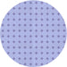 Square Patterned Purple Rug, pat2346blu