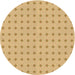 Square Patterned Caramel Brown Rug, pat2346brn