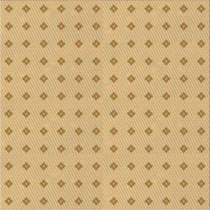 Round Machine Washable Transitional Caramel Brown Rug, wshpat2346brn