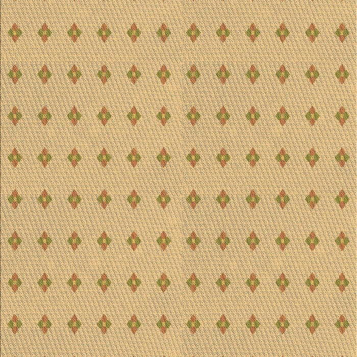 Machine Washable Transitional Caramel Brown Rug, wshpat2346brn