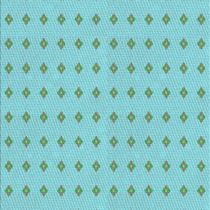 Machine Washable Transitional Macaw Blue Green Rug, wshpat2346lblu