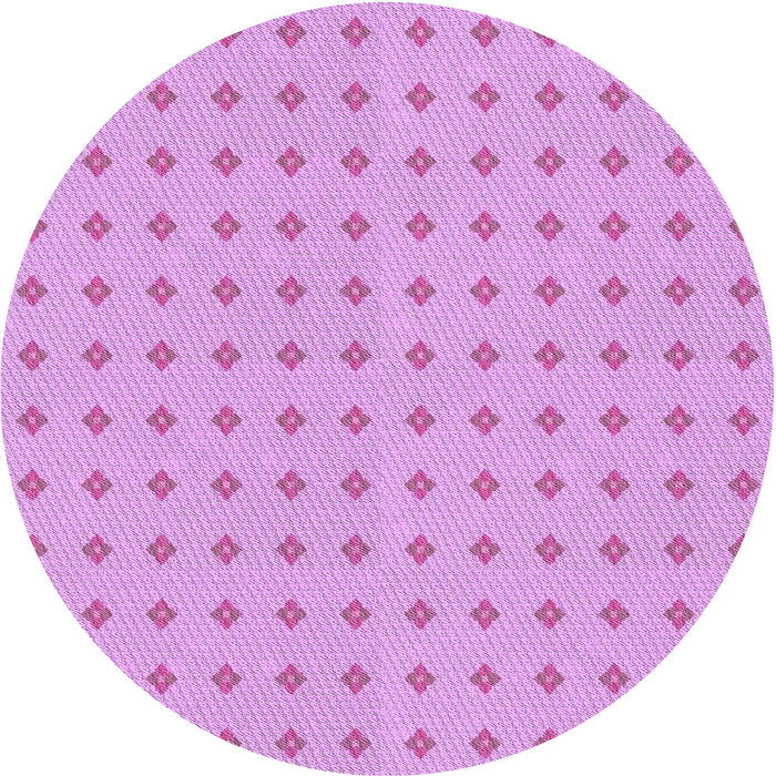 Square Machine Washable Transitional Pastel Purple Pink Rug in a Living Room, wshpat2346pur