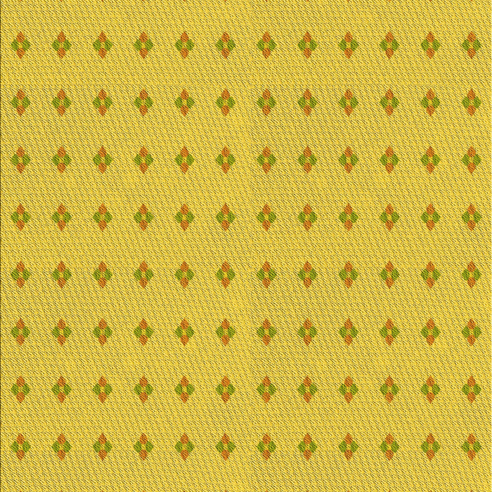Patterned Golden Yellow Rug, pat2346yw