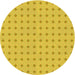 Square Patterned Golden Yellow Rug, pat2346yw