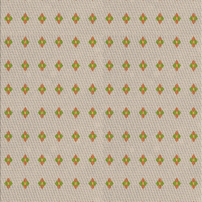 Patterned Dark Almond Brown Novelty Rug, pat2346