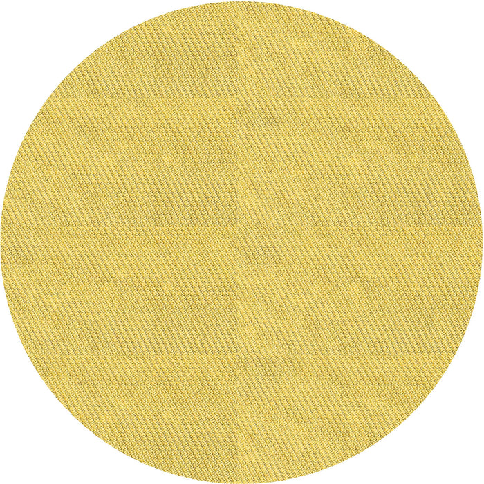Square Machine Washable Transitional Bold Yellow Rug in a Living Room, wshpat2347yw