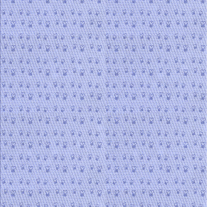 Machine Washable Transitional Sky Blue Rug, wshpat2348blu