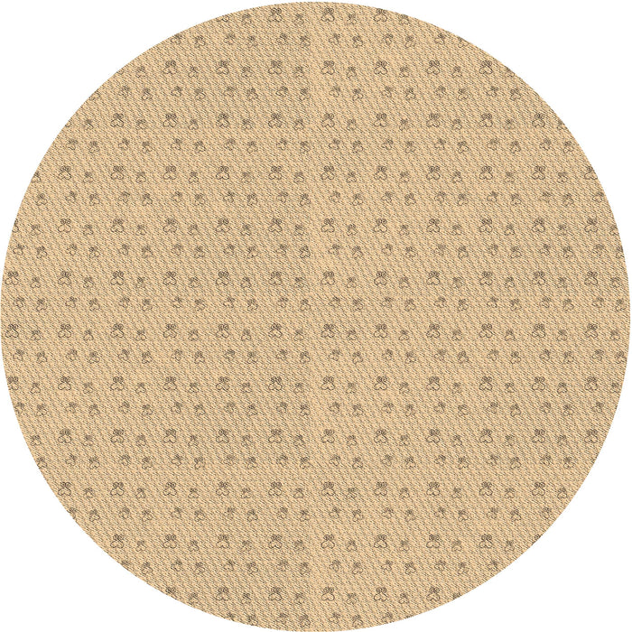 Square Machine Washable Transitional Peru Brown Rug in a Living Room, wshpat2348brn