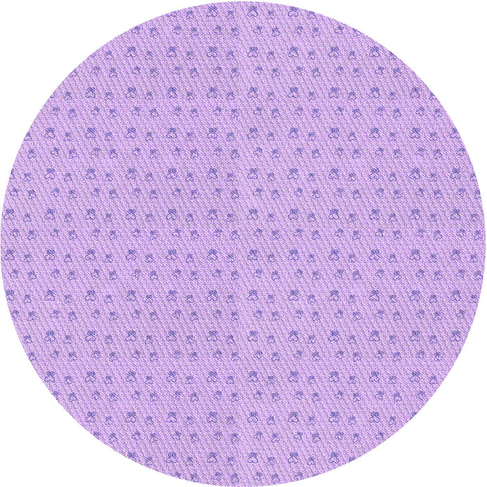 Square Machine Washable Transitional Purple Rug in a Living Room, wshpat2348pur