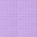 Round Machine Washable Transitional Purple Rug, wshpat2348pur