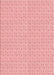 Patterned Baby Pink Rug, pat2348rd