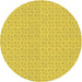 Square Patterned Yellow Rug, pat2348yw