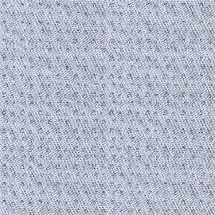 Square Patterned Lavender Blue Novelty Rug, pat2348