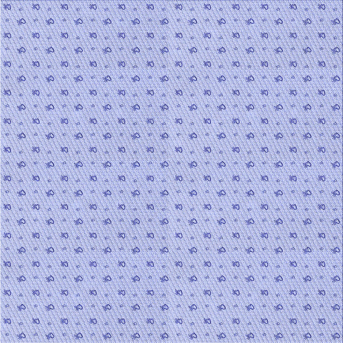 Round Patterned Sky Blue Rug, pat2349blu