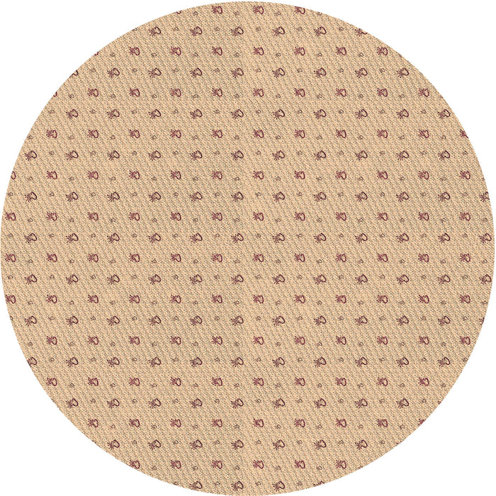 Square Patterned Peru Brown Rug, pat2349brn