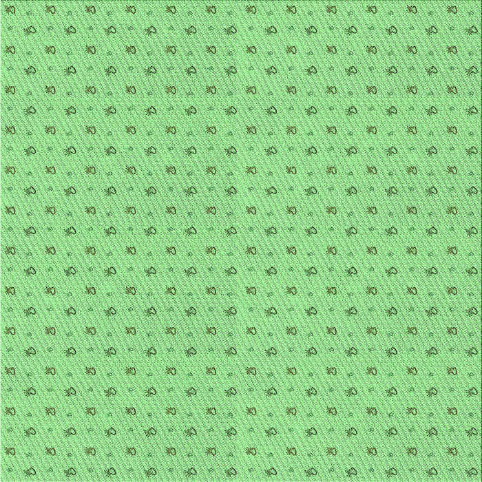 Round Patterned Jade Green Rug, pat2349grn