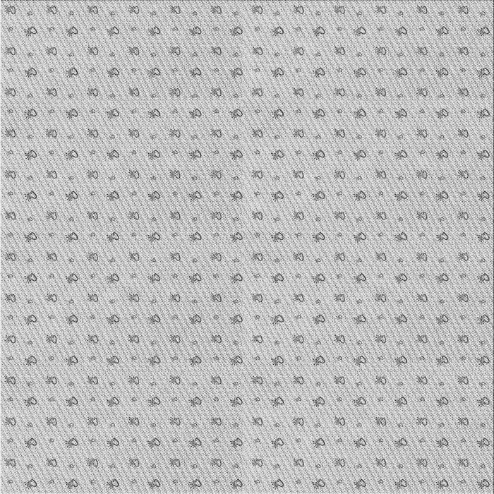 Round Patterned Dark Gray Rug, pat2349gry
