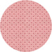 Square Patterned Baby Pink Rug, pat2349rd