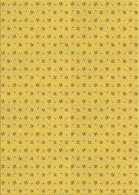 Machine Washable Transitional Golden Yellow Rug, wshpat2349yw