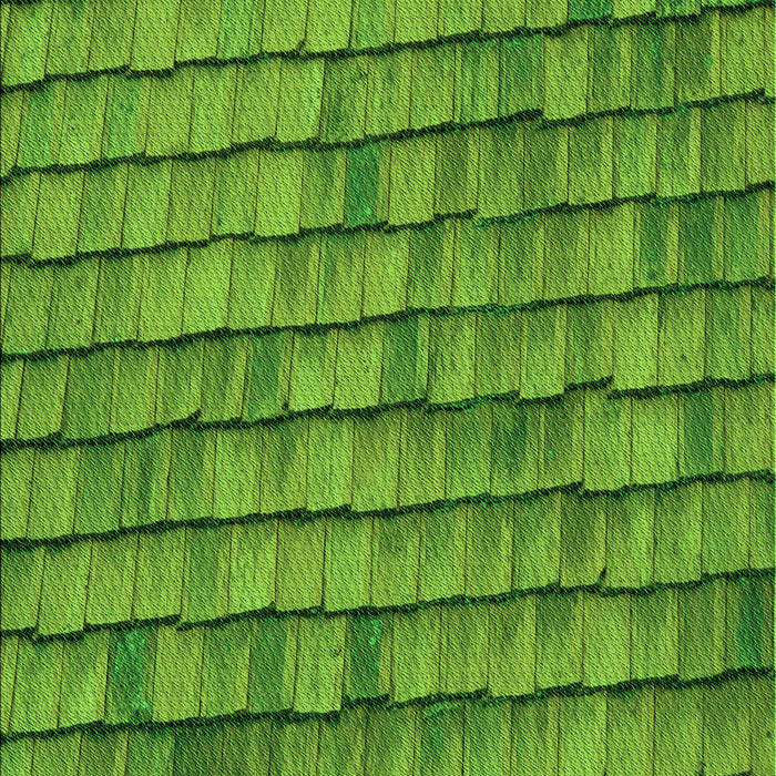 Patterned Green Rug, pat235grn