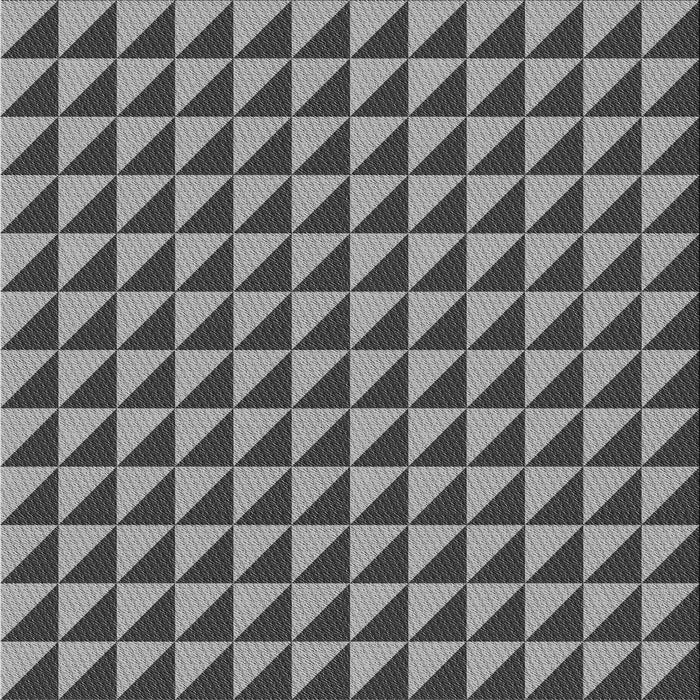 Round Patterned Black Rug, pat2351gry