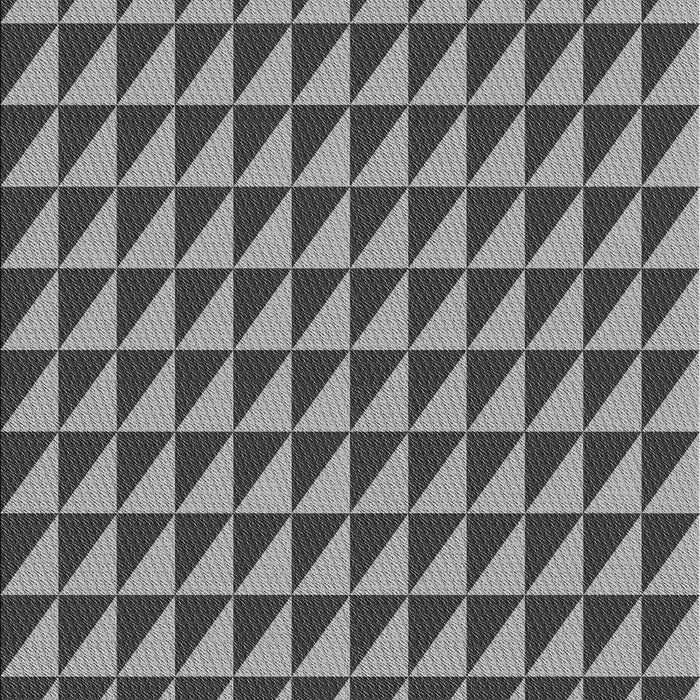 Patterned Black Rug, pat2351gry