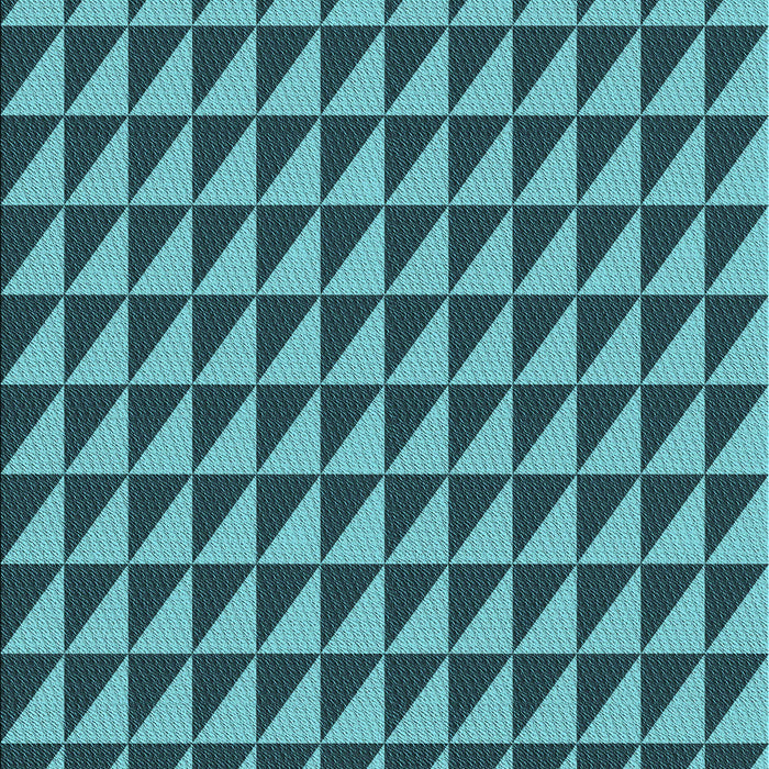 Patterned Bright Turquoise Blue Rug, pat2351lblu