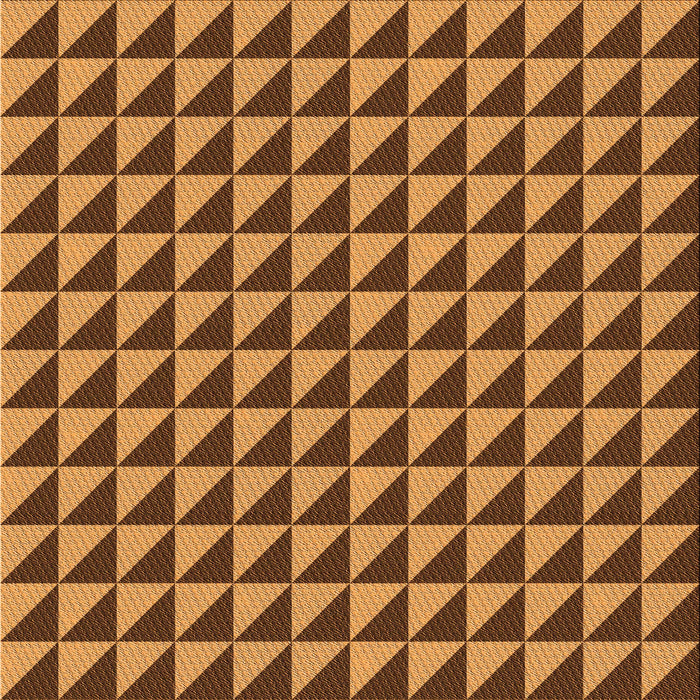 Round Patterned Red Brown Rug, pat2351org